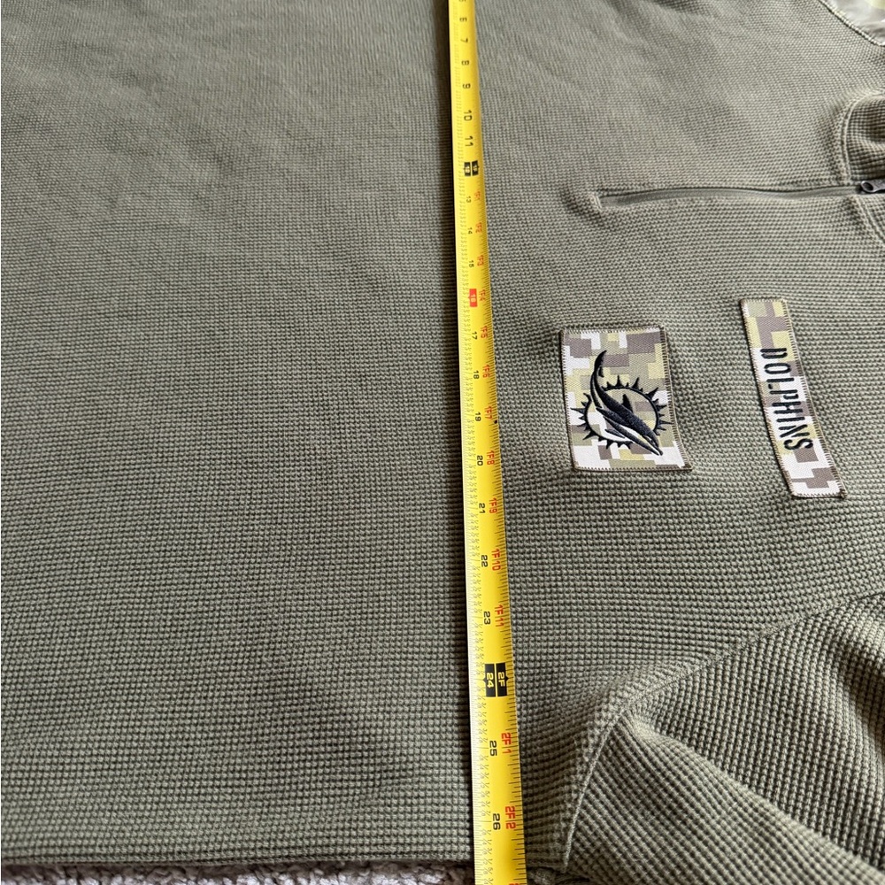 Nike NFL Miami Dolphins Salute to Service Military Pullover XXL 1/4 Zip - Picture 9 of 9